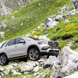 Mercedes GLE 2019 - über Stock und Stein Dank Luftfederung und Untersetzung