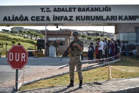 Eingang eines türkischen Gefänngnisses