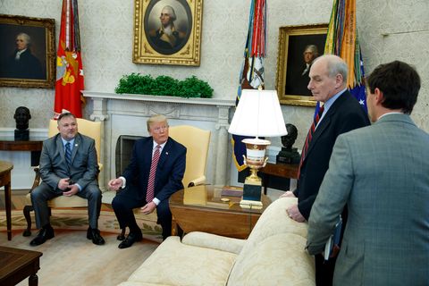 Donald Trump und Stabschef John Kelly