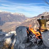 Kaffekochen überall: Die Espressokanne wird auch Perculator genannt