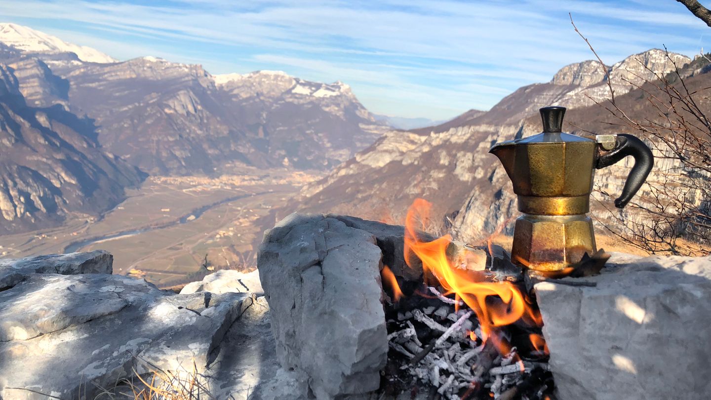 Kaffekochen überall: Die Espressokanne wird auch Perculator genannt