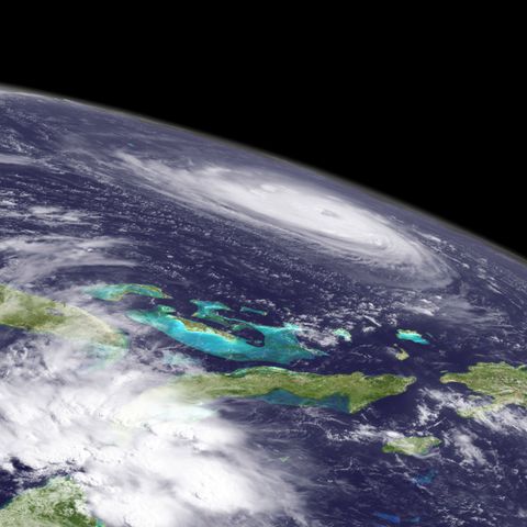 Satellitenbild zeigt Hurrikan "Florence" über dem Atlantik
