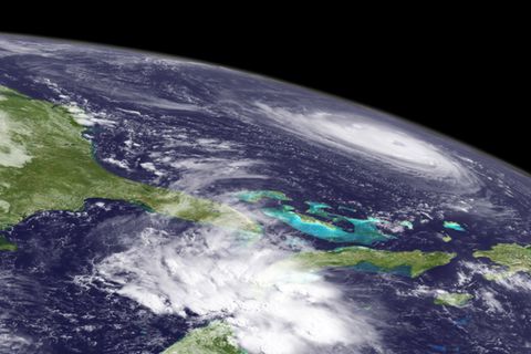 Satellitenbild zeigt Hurrikan "Florence" über dem Atlantik