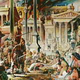 So stellte man sich im 19. Jahrhundert die Plünderung Roms vor. 