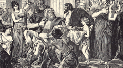 Alarich I. plünderte 410 Rom. Obwohl die Verwüstungen geringer waren, als die Legenden später behaupteten, erholte sich das Reich nicht von dieser Niederlage.