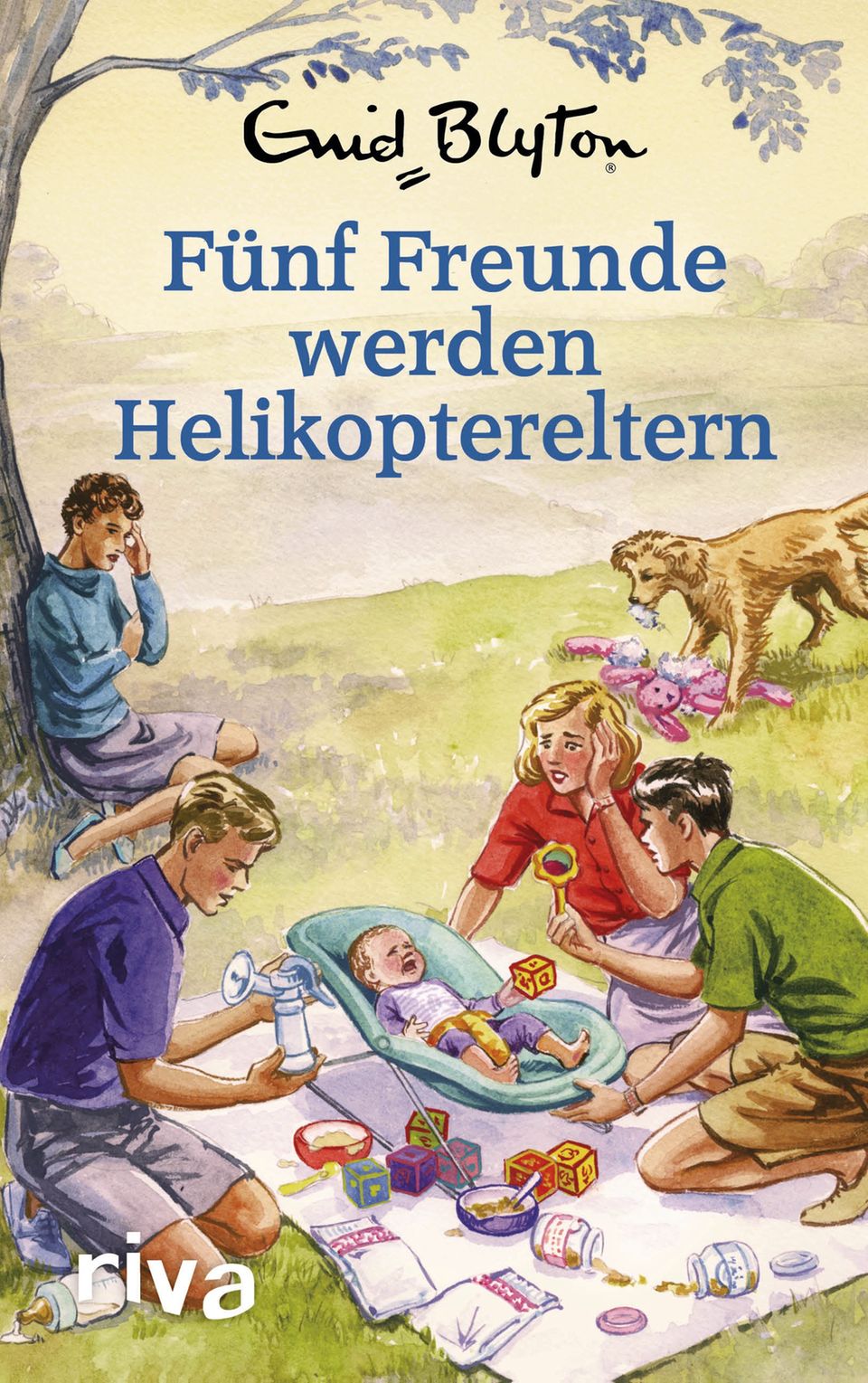 "Fünf Freunde werden Helikoptereltern" Buchcover