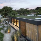 Das Dach kann begrünt werden.