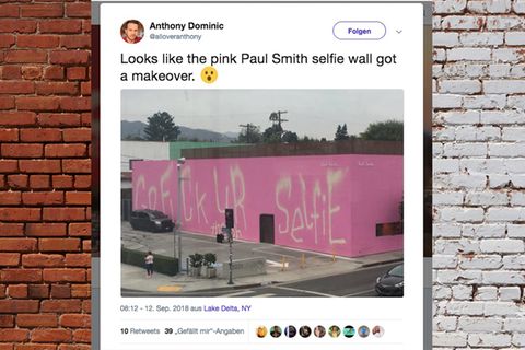 West Hollywood: "Go Fuck Ur Selfie": Beliebter Instagram-Spot in Los Angeles beschmiert