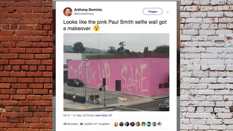 West Hollywood: "Go Fuck Ur Selfie": Beliebter Instagram-Spot in Los Angeles beschmiert