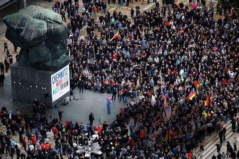 Chemnitz: Zuerst marschierten Rechte, dann wehrte sich die Mehrheit