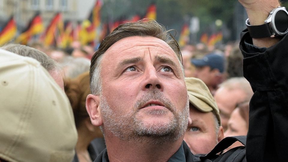 Chemnitz: Auch der Pegida-Gründer Lutz Bachmann war in Chemnitz dabei Auch der Pegida-Gründer Lutz Bachmann war in Chemnitz dabei