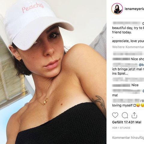 Lena Meyer-Landrut lässt ihre Fans an ihrem Urlaub in der Sonne teilhaben