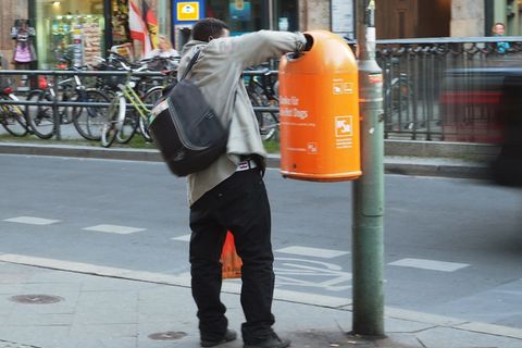 Flaschensammler in Berlin