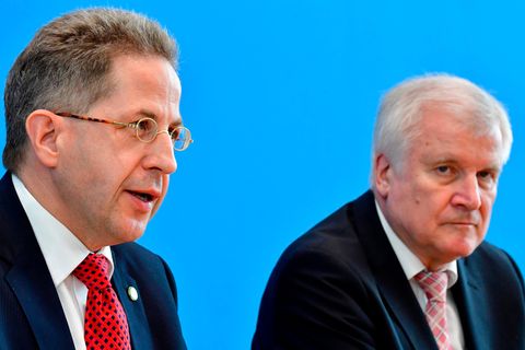Hans-Georg Maaßen und Horst Seehofer und die Koalitionskrise