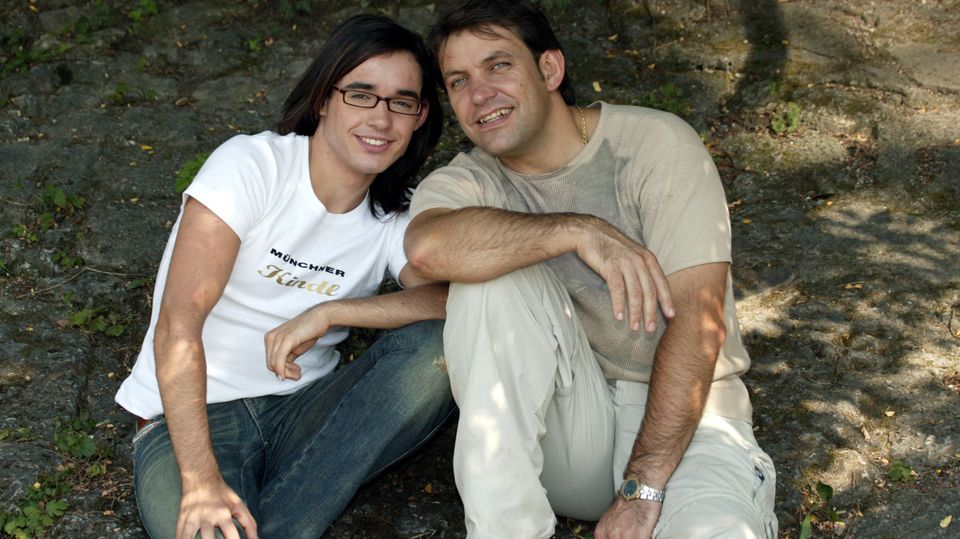 Daniel Küblböck und sein Vater Günther Daniel Küblböck und sein Vater Günther