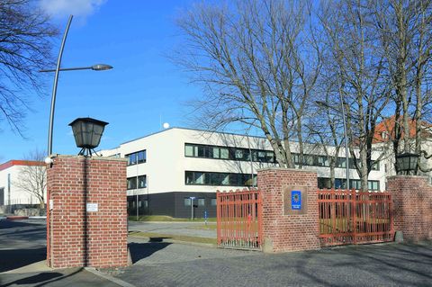 Der Campus der Fachhochschule der Polizei in Aschersleben (Archivbild)