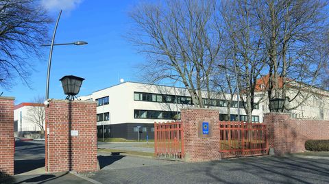 Der Campus der Fachhochschule der Polizei in Aschersleben (Archivbild)