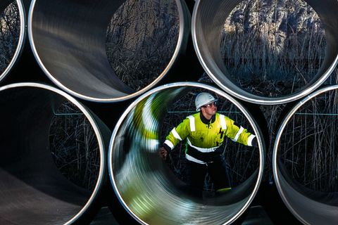 Von Russland nach Greifswald: Erste Rohre der Nord Stream 2 verlegt