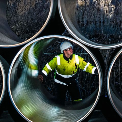 Von Russland nach Greifswald: Erste Rohre der Nord Stream 2 verlegt
