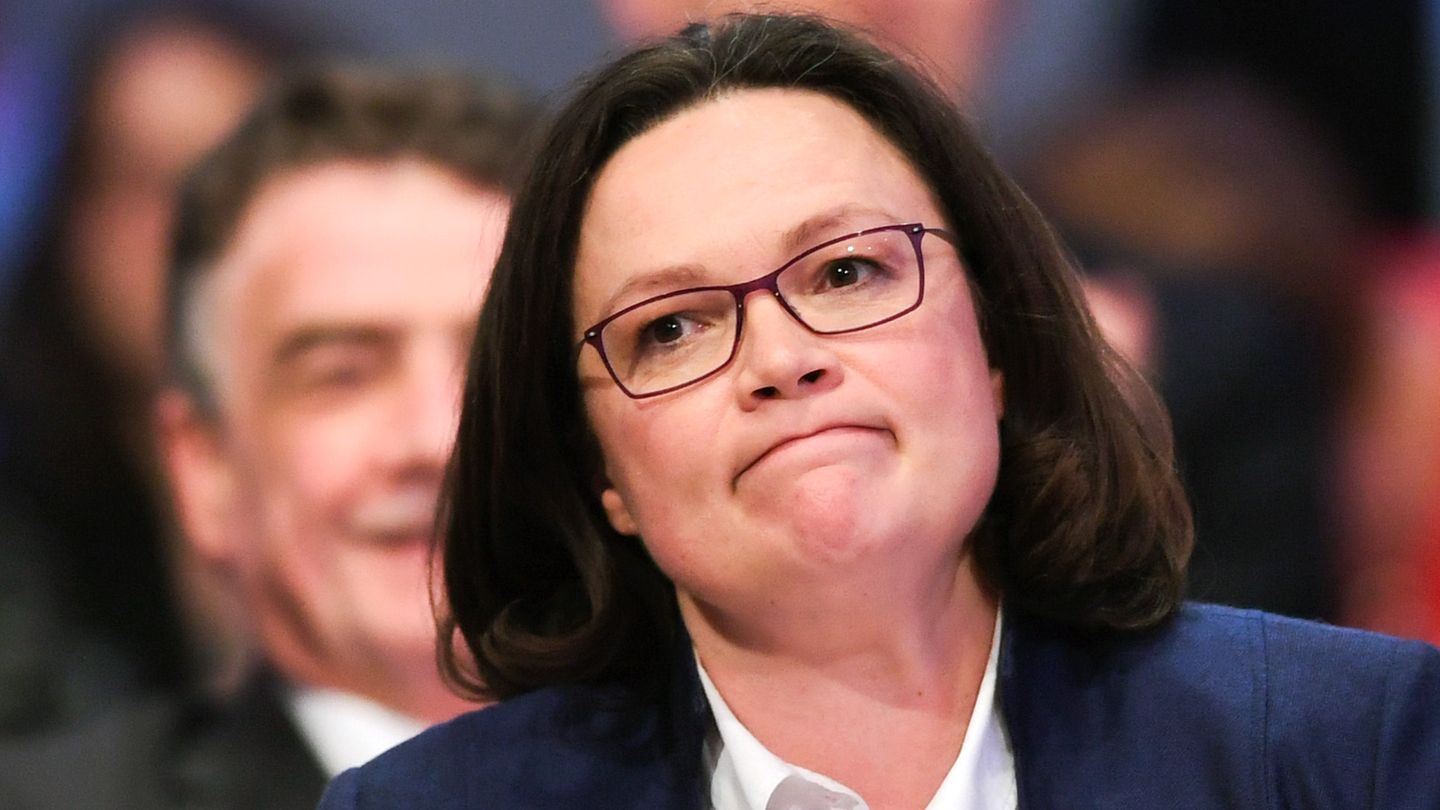 Die Vorsitzende der SPD: Andrea Nahles