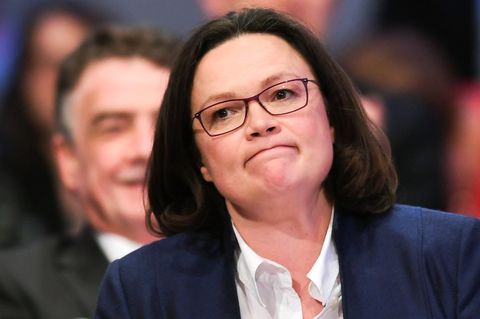 Die Vorsitzende der SPD: Andrea Nahles