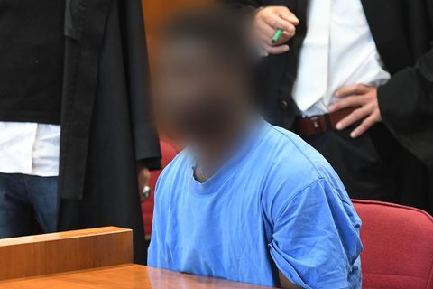 Der Angeklagte im September 2017 vor Gericht