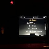 Nach 611 Kilometern standen immer noch 16,9 kWh auf der Uhr
