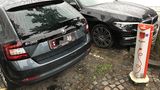 Auch das ist die Realität: eine zugeparkte Ladesäule in Kopenhagen