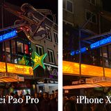 Die Große Freiheit 36, eine der beliebtesten Konzert-Locations auf St. Pauli. Auch hier sind die Unterschiede der beiden Smartphones offenkundig: Auf den ersten Blick wirkt das Bild des Huawei P20 Pro beeindruckender, aber ...