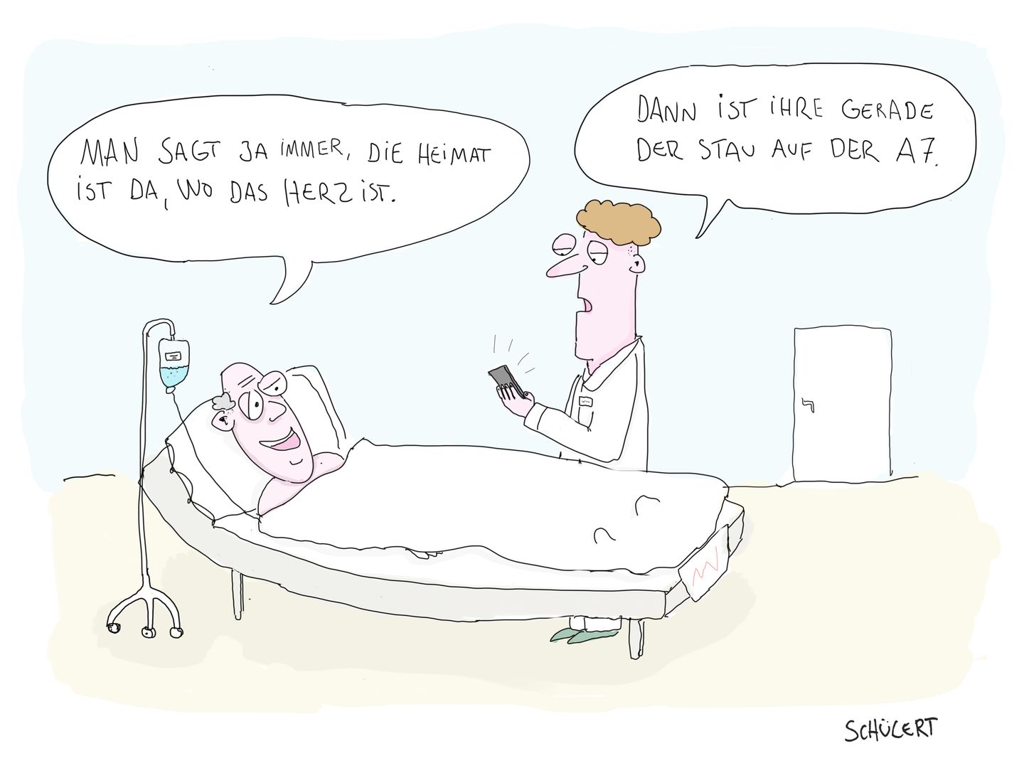 Cartoons von Tobias Schülert: Klimawandel - So schlecht geht es Frau Holle