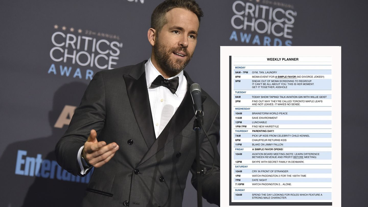 Ryan Reynolds macht sich über Mark Wahlbergs durchgetakteten Tagesablauf lustig