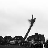 Sprengung des Kokereiturms