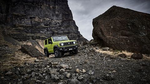 Suzuki Jimny 1.5 - fühlt sich im Gelände sehr wohl