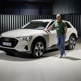 Der Audi e-tron ist 1.62 Meter hoch