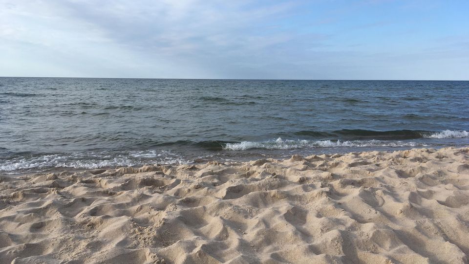 Der Strand von Pobierowo in Polen Der Strand von Pobierowo in Polen