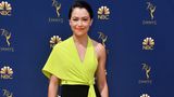 Schauspielerin Tatiana Maslany trug Einteiler statt Kleid. Ungewöhnlich war die Schleppe auf der Vorderseite - wenn die sich mal nicht zur Stolperfalle entpuppt.