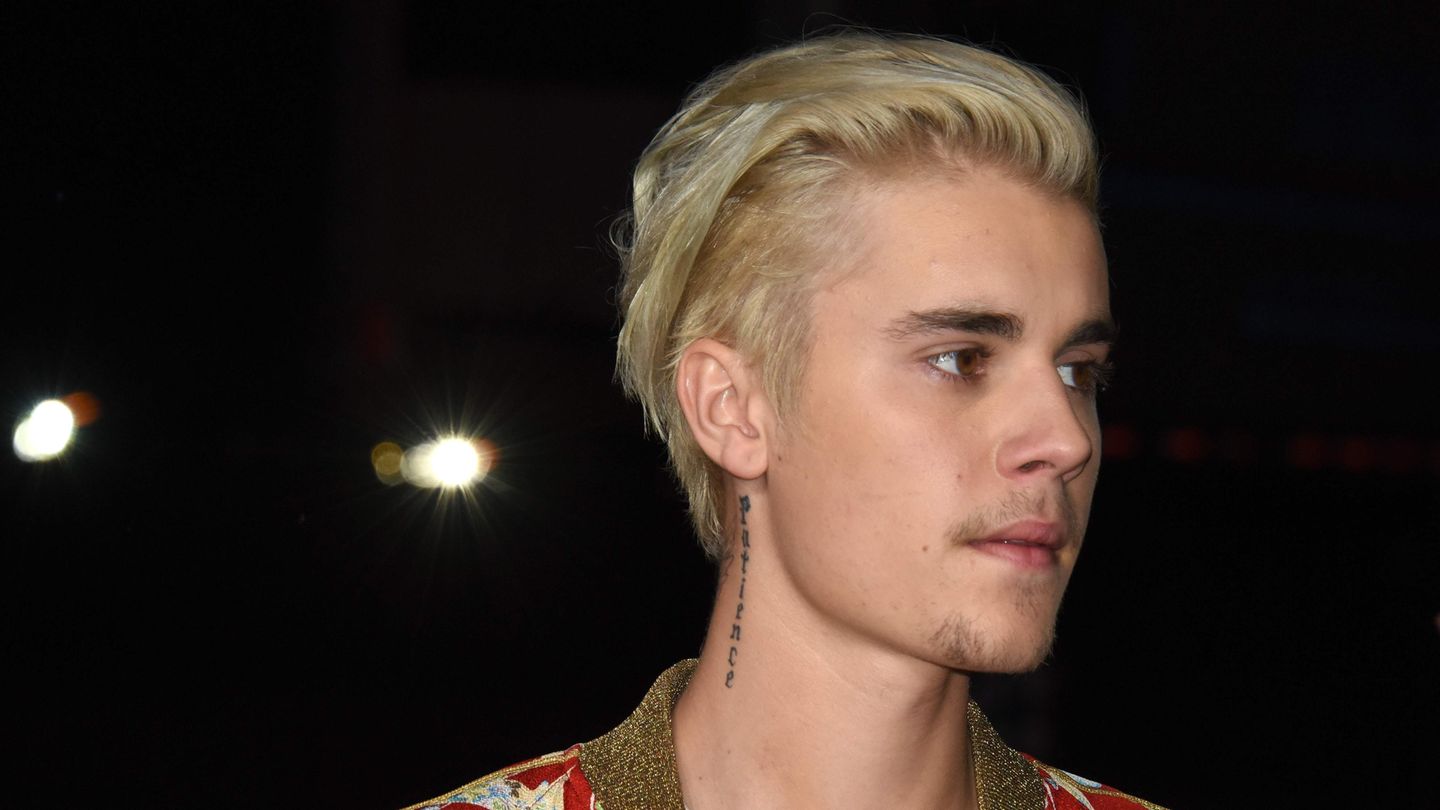 Justin Bieber bei einer Modenschau 2016