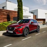 Nur wer genau hinschaut, der erkennt die optischen Veränderungen an der Front des Mazda CX-3 2019