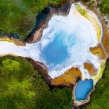 Der heiße Pool Bláhver im Hveravellir-Gebiet: Die Wikinger hatten als erste Siedler einst Angst vor dem Naturschauspiel – es war in Norwegen unbekannt