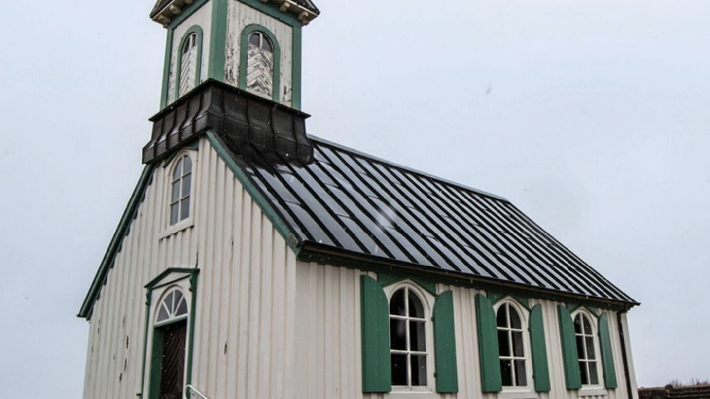 Die kleine Kirche Thingvellir. Sie hat 30 Gemeindemitglieder – und Millionen Besucher