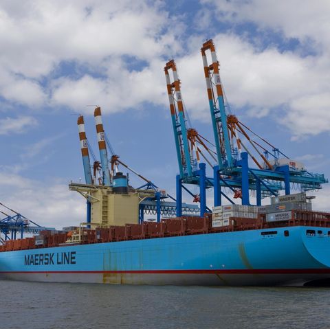 Containerschiff der Firma Maersk