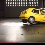 Beim Aufprall zeigen sich die Unterschiede.