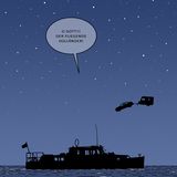 Comic fliegender Holländer