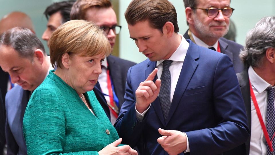 Angela Merkel und Sebastian Kurz
