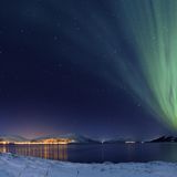 Von September bis einschließlich März haben Polarlichter offiziell Saison