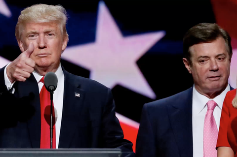 Trump und sein Ex-Wahlkampfmanager Manafort