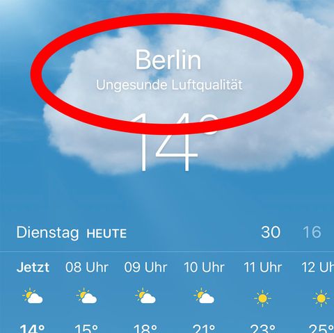 Neues Feature: Was hat es mit der "ungesunden Luft"-Anzeige beim iPhone auf sich?