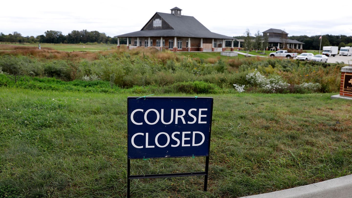 Der Golfplatz Coldwater Golf Links in Ames, USA ist geschlossen