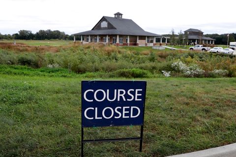 Der Golfplatz Coldwater Golf Links in Ames, USA ist geschlossen