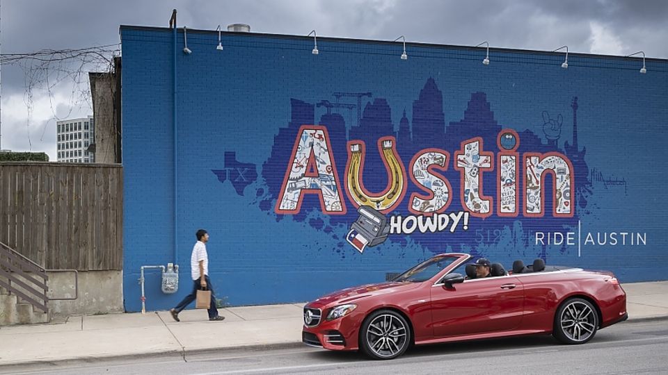 Mercedes AMG E53 4matic Cabrio - unterwegs in Texas